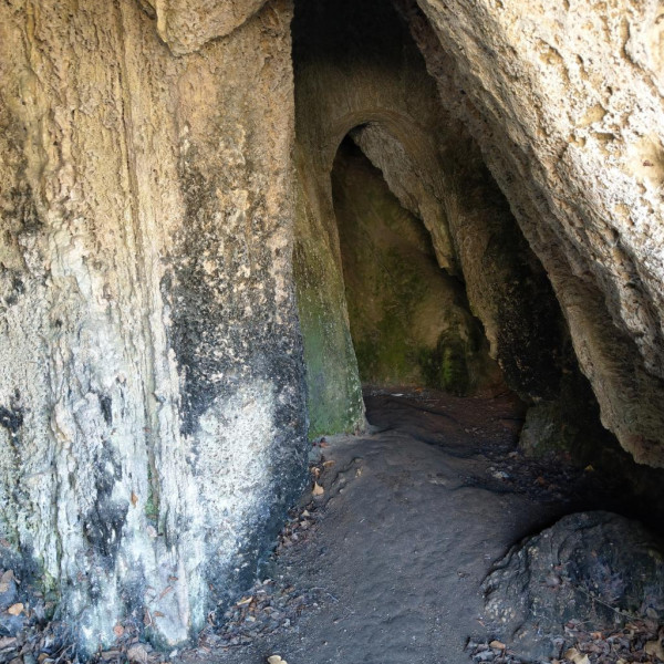 A cave entrance rest point - Martin Brod - Martin Brod, National Park "Una"