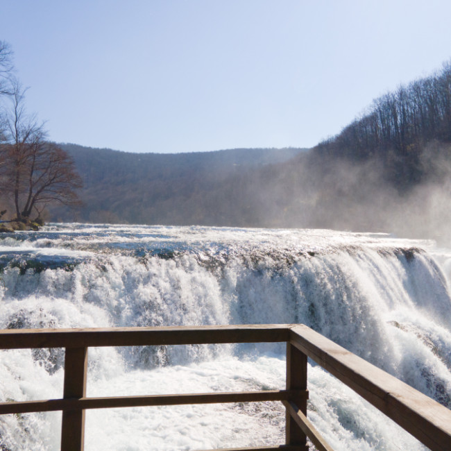 "Štrbački Buk" Waterfall In Winter - Štrbački Buk, Ćelije, Bihać