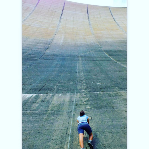 Via Ferrata on Schlegeiss Stausee, a dam wall in Austria - Herbergalm, austria