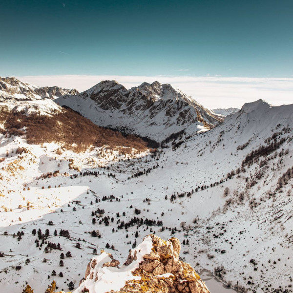 First day of winter in National Park Sutjeska - Zelengora