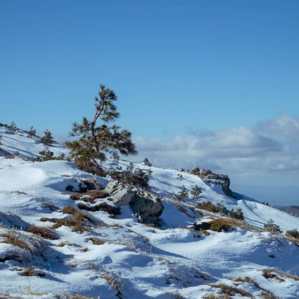 Snow on the Gennargentu