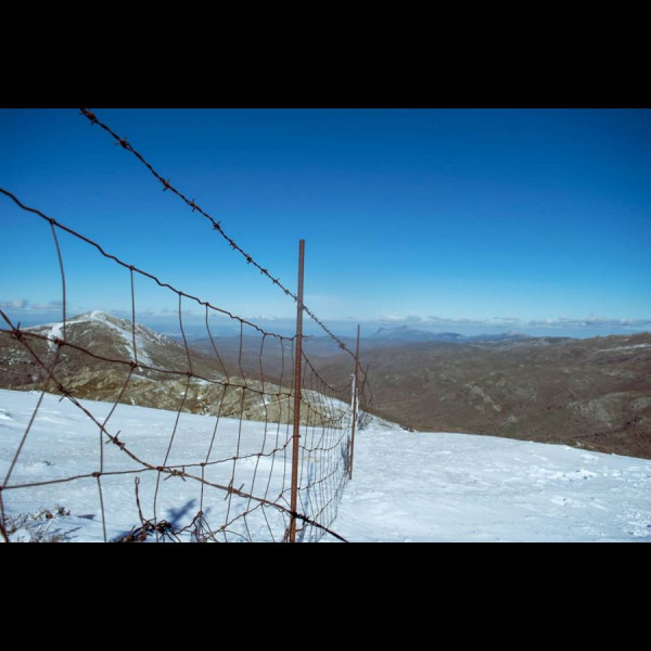 Snow on the Gennargentu