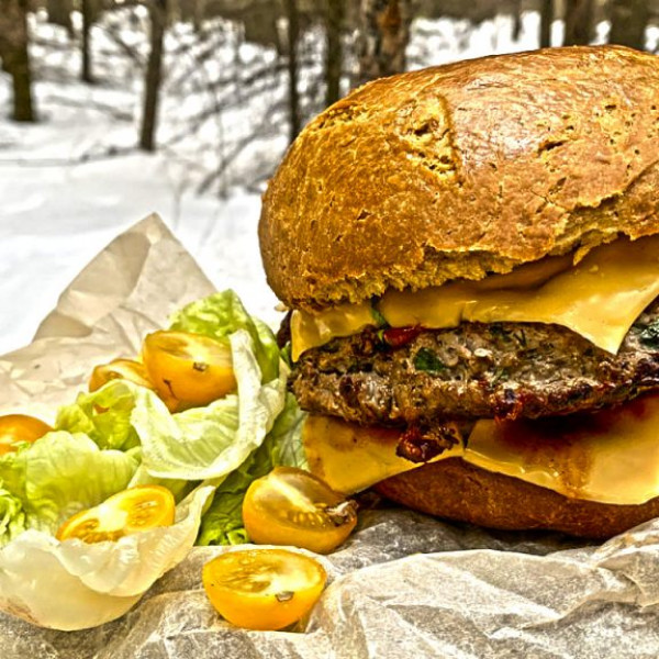 The biggest burger in this forest